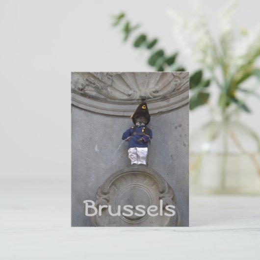 Manneken Pis Postkarte (Stehend Vorderseite)