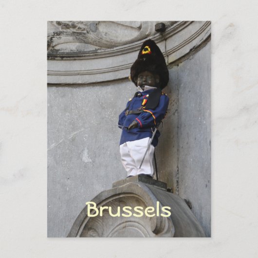 Manneken Pis Postkarte (Vorderseite)