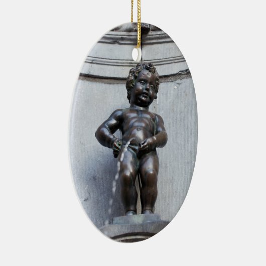 Mannekin Pis in Brussels Keramikornament (Rechts)