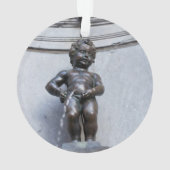 Mannekin Pis in Brussels Ornament (Rückseite)