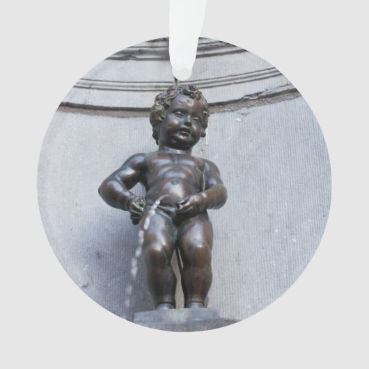 Mannekin Pis in Brussels Ornament (Vorderseite)