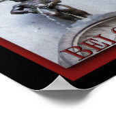 Mannekin Pis in Brussels Poster (Ecke)