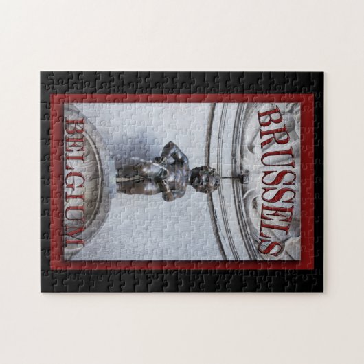 Mannekin Pis in Brussels Puzzle (Horizontal)