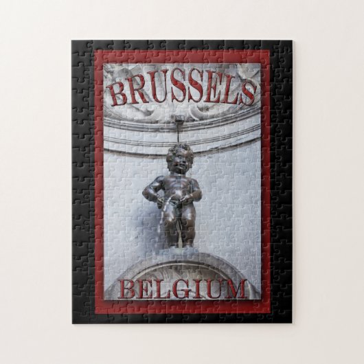 Mannekin Pis in Brussels Puzzle (Vertikal)