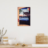 Mannenbrücke in Fukagawa Poster (Küche)