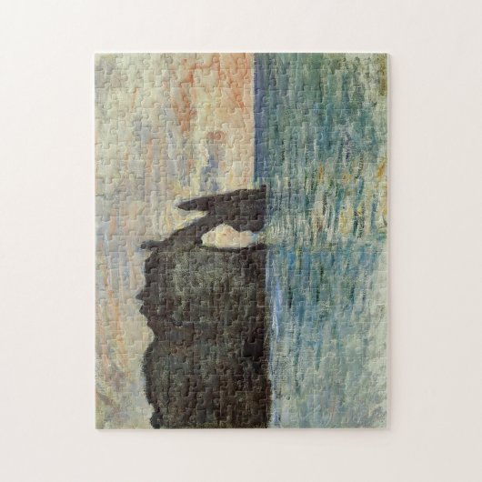 Manneport, Cliff É Tretat Monet Fine Art Puzzle (Vertikal)