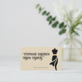 Mannequin Beauty Fashion Visitenkarte (Stehend Vorderseite)