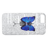 Mannequin Blue Butterfly Case-Mate iPhone Hülle (Rückseite (Horizontal))