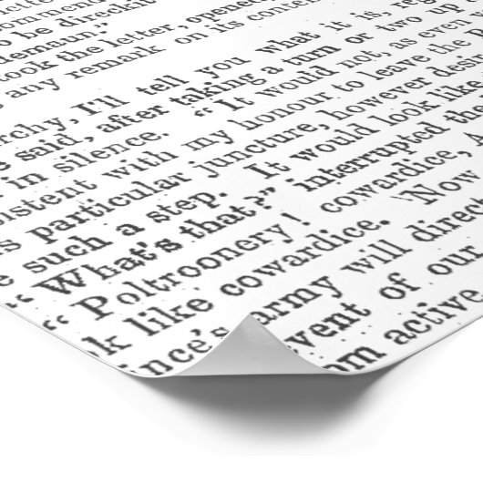 Mannequin Blue Butterfly Poster (Ecke)