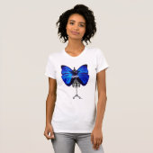 Mannequin Blue Butterfly T-Shirt (Vorne ganz)