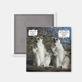 Mannequin Challenged Lemurs Magnet (Vorderseite/Rückseite)