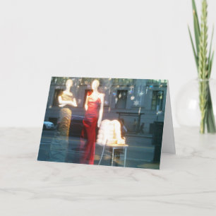 MANNEQUIN CHRISTMAS PARTY GALS FEIERTAGSKARTE