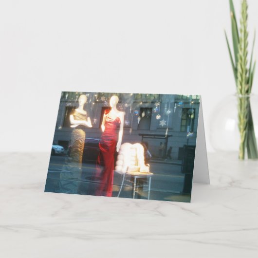 **MANNEQUIN CHRISTMAS** PARTY GALS FEIERTAGSKARTE (Vorderseite)