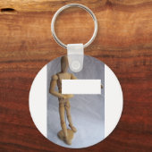 Mannequin für benutzerdefinierte Nachrichtenkünstl Schlüsselanhänger (Vorderseite)