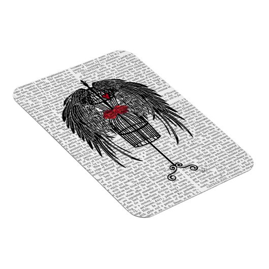 Mannequin mit schwarzen Flügeln Magnet (Rechte Seite)