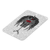 Mannequin mit schwarzen Flügeln Magnet (Linke Seite)