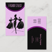 Mannequin-Mode-Stylist Visitenkarte (Vorne/Hinten)