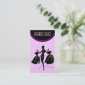 Mannequin-Mode-Stylist Visitenkarte (Stehend Vorderseite)