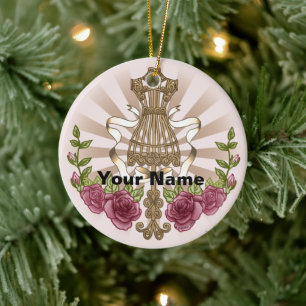 Mannequin Rose Hochzeitsschmuck Keramik Ornament