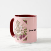 Mannequin Rose Tasse (Vorderseite Links)