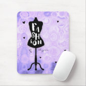 Mannequin Stand Vintag Retro Lila FASHION Glam Mousepad (Mit Mouse)