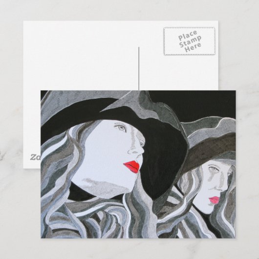 Mannequins Postkarte (Vorne/Hinten)