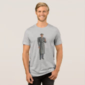 Männer11 Tri-Blend Shirt (Vorderseite voll)