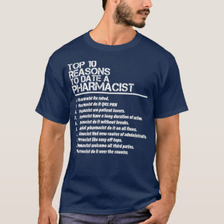 Männer 10 Gründe für die Anwesenheit eines Apothek T-Shirt