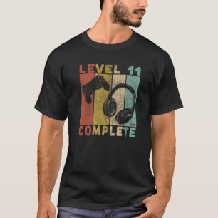 Männer 11. Geburtstag Männer Spiele T Stufe 11 abg T-Shirt