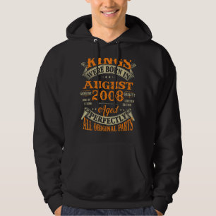 Männer 14. Geburtstag für im August Geborene König Hoodie