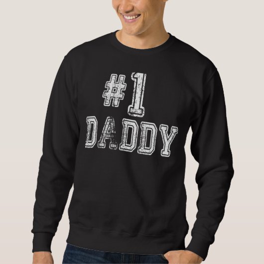 Männer 1 Papa Nummer 1 Vater Liebe Prix Fath Sweatshirt (Vorderseite)