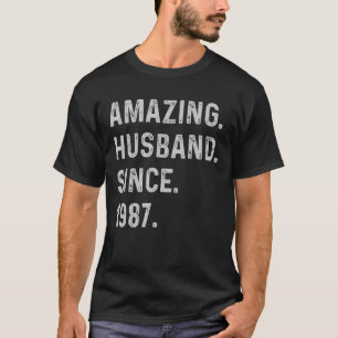 Männer 36. Hochzeitstag 36 Jahre Phantastischer Hu T-Shirt