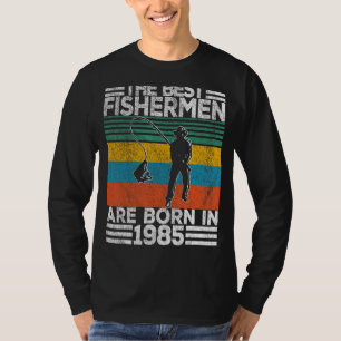 Männer 37 Jahre alt Fischer Angeln 37. Geburtstag T-Shirt