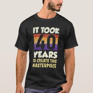 Männer 40. Geburtstag 40 Vater T-Shirt