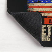 Männer 4. Juli _ USA-Flagge _ Ein Vater, Opa und e Mousepad (Ecke)