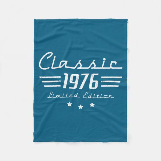 Männer 50 Alte Vintage-Klassiker Auto Fleecedecke (Vorderseite)