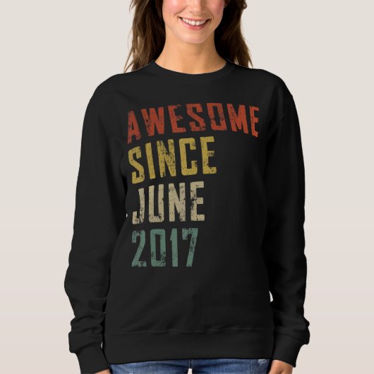 Männer 5 Jahre Phantastisch seit 5. Juni 2017 Sweatshirt (Vorderseite)