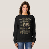 Männer 69 Jahre Vintag 1953 69. Geburtstag Sweatshirt (Vorne ganz)