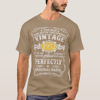 Männer, 70 Jahre alt Geschenke Vintag 1952 Mann My T-Shirt