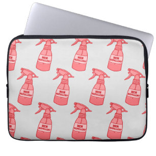 Männer-Abwehr-Sprayflasche Sassy Humor (Rot) Laptopschutzhülle