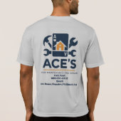 Männer ACE Zuhause Repariert Shirt (Rückseite)