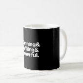 Männer Alkoholiker anonym aa nüchtern clever Kaffeetasse (VorderseiteRechts)
