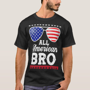 Männer Alle amerikanischen Bro 4. Juli Familie Mat T-Shirt