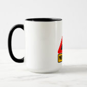 Männer am Arbeitsplatz Funny Coffee Tasse (Links)