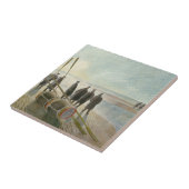 Männer am Strand (gefährliche Arbeit bei Ebbe) Fliese (Seite)