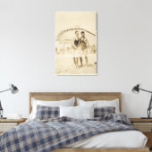 Männer am Strand Stehend Leinwanddruck (Insitu (Schlafzimmer))