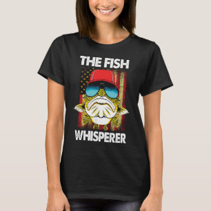 Männer Angeln , Der Fisch Flüsterer, Lustiges Ange T-Shirt