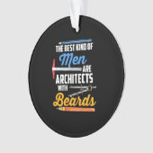Männer Architekten mit Bärten Ornament (Vorderseite)