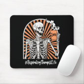 Männer Atemtherapeut Lebens Kaffee Skelett Mousepad (Mit Mouse)