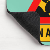 Männer auf dem Arbeitszeichen Mousepad (Ecke)